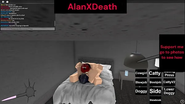 XXX she was enjoying it but the game got banned in roblox mega Tube