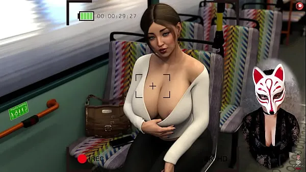 XXX The Office (6) - HUGE boobs on the BUS mega cev