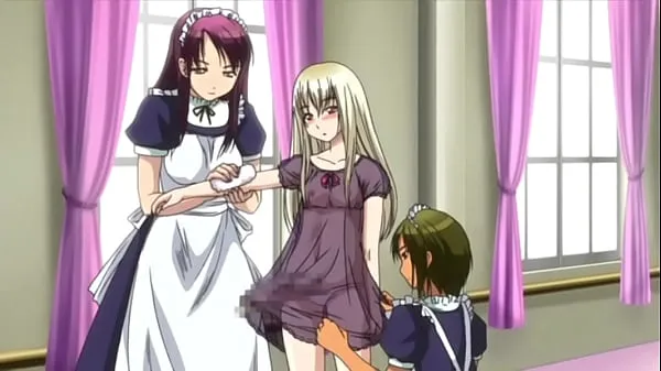 XXX Anime orgy between lady and she´s servants mega trubica