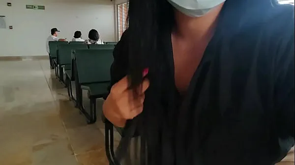 XXX Unknown woman records herself taking SQUIRTS in a public bathroom 메가 튜브