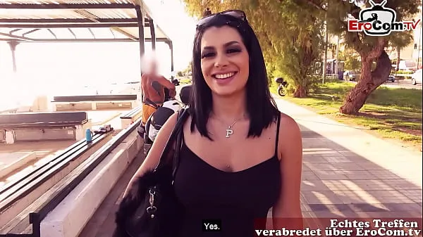 XXX German tourist pick up latina slut in greek holiday mega Tube